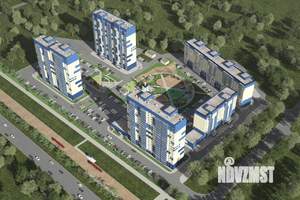 1-к квартира, строящийся дом, 48м2, 17/18 этаж