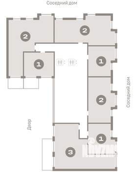 2-к квартира, вторичка, 85м2, 2/12 этаж