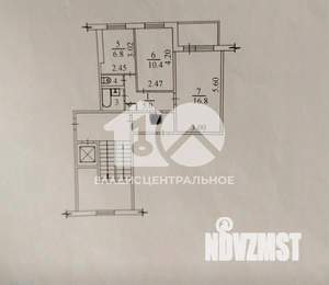 2-к квартира, вторичка, 43м2, 7/9 этаж