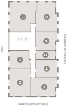 2-к квартира, вторичка, 81м2, 11/15 этаж