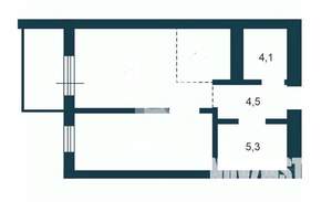 2-к квартира, вторичка, 42м2, 2/17 этаж
