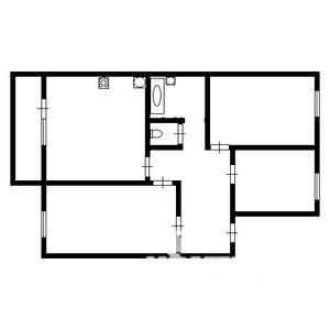3-к квартира, вторичка, 86м2, 1/10 этаж