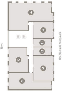 4-к квартира, вторичка, 148м2, 5/15 этаж