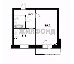 1-к квартира, вторичка, 37м2, 9/17 этаж