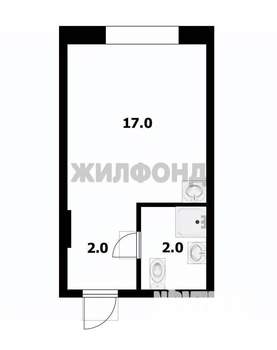 1-к квартира, вторичка, 21м2, 5/5 этаж