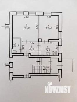 2-к квартира, вторичка, 49м2, 1/2 этаж
