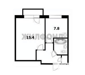 1-к квартира, вторичка, 31м2, 4/5 этаж