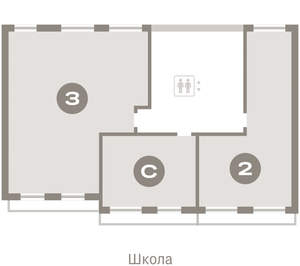 2-к квартира, вторичка, 59м2, 8/12 этаж