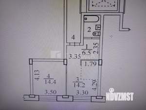 1-к квартира, вторичка, 39м2, 1/18 этаж