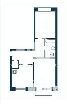 2-к квартира, вторичка, 44м2, 4/5 этаж