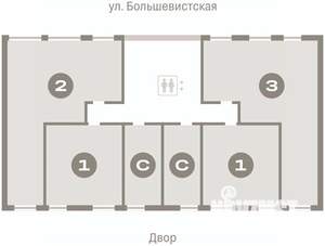 Студия квартира, вторичка, 24м2, 6/8 этаж