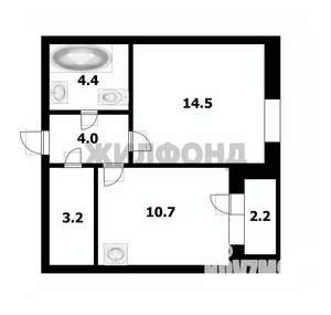 1-к квартира, вторичка, 37м2, 10/10 этаж