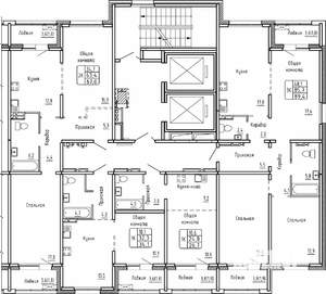 3-к квартира, вторичка, 89м2, 2/14 этаж