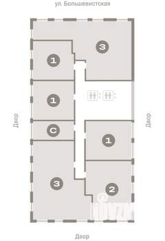 3-к квартира, вторичка, 112м2, 6/14 этаж