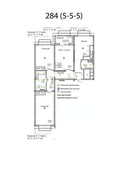 Студия квартира, вторичка, 83м2, 5/15 этаж