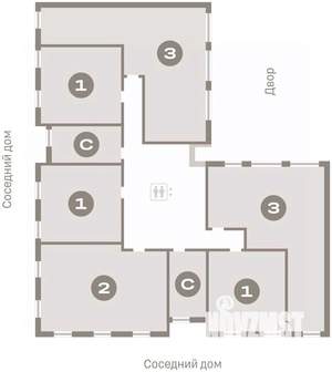 3-к квартира, вторичка, 87м2, 4/23 этаж