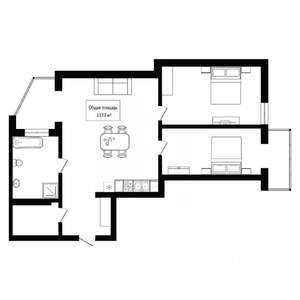 3-к квартира, вторичка, 117м2, 11/17 этаж