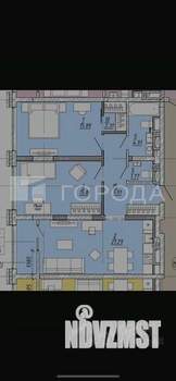 3-к квартира, вторичка, 72м2, 6/16 этаж