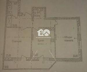 2-к квартира, вторичка, 73м2, 8/25 этаж