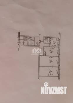 3-к квартира, вторичка, 57м2, 1/5 этаж