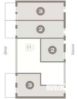 3-к квартира, вторичка, 156м2, 2/9 этаж