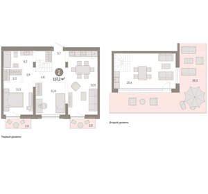 2-к квартира, вторичка, 137м2, 8/17 этаж