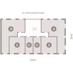 2-к квартира, вторичка, 89м2, 6/8 этаж