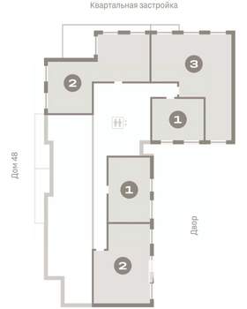 3-к квартира, вторичка, 86м2, 9/9 этаж