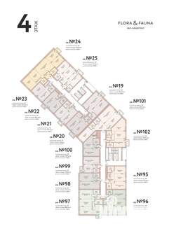 3-к квартира, строящийся дом, 68м2, 4/11 этаж