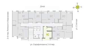 Студия квартира, строящийся дом, 29м2, 4/25 этаж