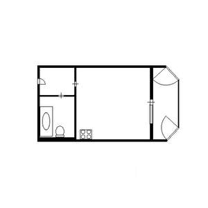 1-к квартира, вторичка, 18м2, 13/17 этаж