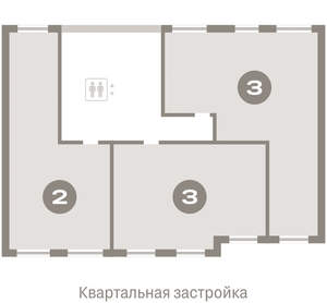 2-к квартира, вторичка, 66м2, 6/15 этаж