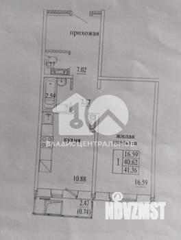 1-к квартира, вторичка, 42м2, 5/10 этаж