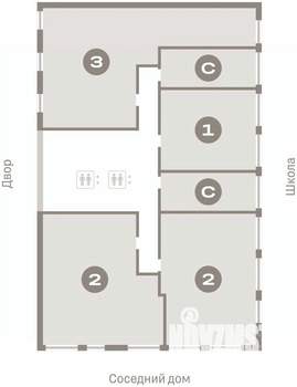 2-к квартира, вторичка, 93м2, 4/14 этаж