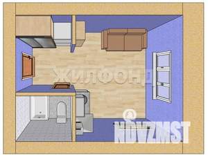 1-к квартира, сданный дом, 14м2, 5/5 этаж