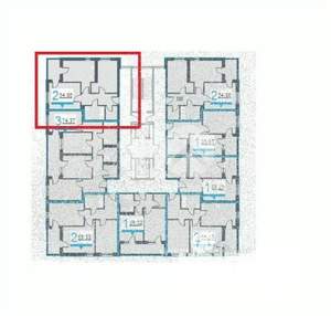 2-к квартира, вторичка, 55м2, 5/17 этаж