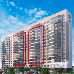 3-к квартира, строящийся дом, 81м2, 4/13 этаж