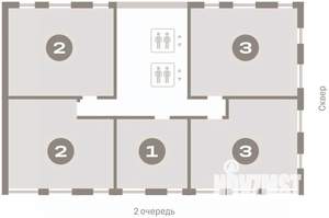 2-к квартира, вторичка, 74м2, 7/14 этаж