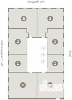 2-к квартира, вторичка, 57м2, 4/23 этаж