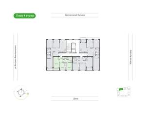 2-к квартира, вторичка, 52м2, 4/9 этаж