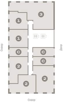 3-к квартира, вторичка, 106м2, 2/17 этаж