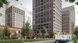 1-к квартира, строящийся дом, 42м2, 12/17 этаж