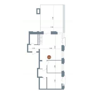 3-к квартира, вторичка, 71м2, 12/17 этаж