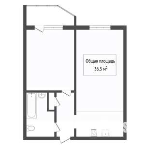 2-к квартира, вторичка, 52м2, 14/17 этаж