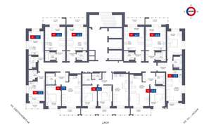 Студия квартира, вторичка, 18м2, 20/25 этаж