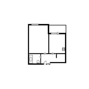 1-к квартира, вторичка, 43м2, 11/17 этаж