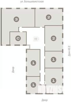 3-к квартира, вторичка, 127м2, 5/9 этаж