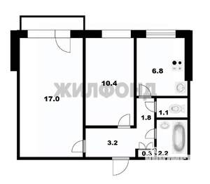 2-к квартира, вторичка, 43м2, 3/9 этаж
