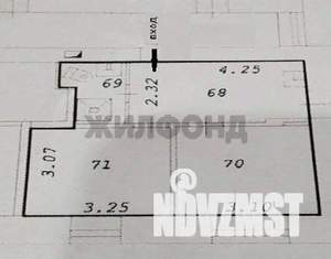 2-к квартира, вторичка, 32м2, 1/9 этаж