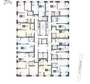 2-к квартира, вторичка, 46м2, 15/25 этаж
